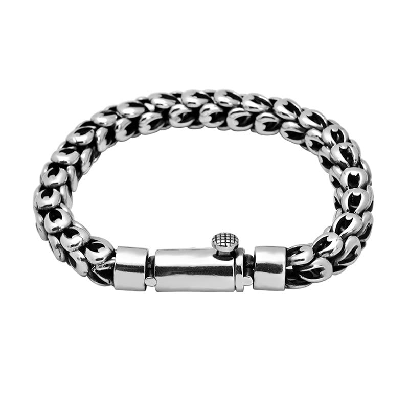 Fortune Jewel Retro Dragon Scale Pattern Success Strength Bracelet