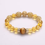 Fortune Jewel Citrine Generosity Prosperity Beaded Bracelet