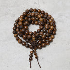 Fortune Jewel 108 Mala Beads Bracelet Prayer Meditation Sandalwood Elastic