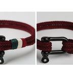 Fortune Jewel Simple Design Luck Stainless Steel Buckle Bracelet