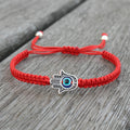 Fortune Jewel Handmade Hamsa Symbol Protection Luck String Bracelet