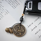 Fortune Jewel Four Symbols Azure Dragon White Tiger Vermilion Bird Black Tortoise Key Chain Fortune Jewel