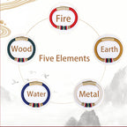 Fortune Jewel Tibetan Handmade Colorful King Kong Knot Five Elements Luck Braid String Bracelet