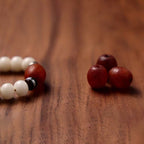 Fortune Jewel Tibet 108 Mala Beads Bodhi Seed Bagua Vajra Dzi Bead Gray Agate Wealth Bracelet