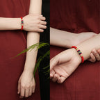 Fortune Jewel Tibetan Handmade Colorful King Kong Knot Five Elements Luck Braid String Bracelet