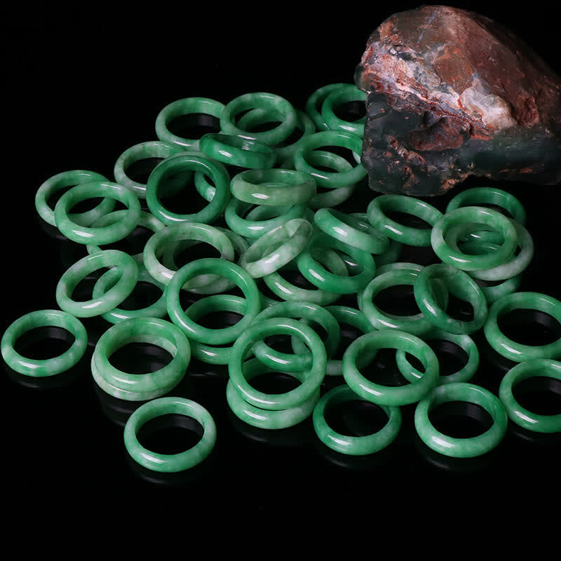 Fortune Jewel  Jade Abundance Luck Ring