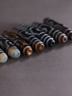Tibetan Agate Dzi Beads Pendant 54mm
