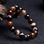 Fortune Jewel Tibetan Sardonyx Happiness Positive Bracelet