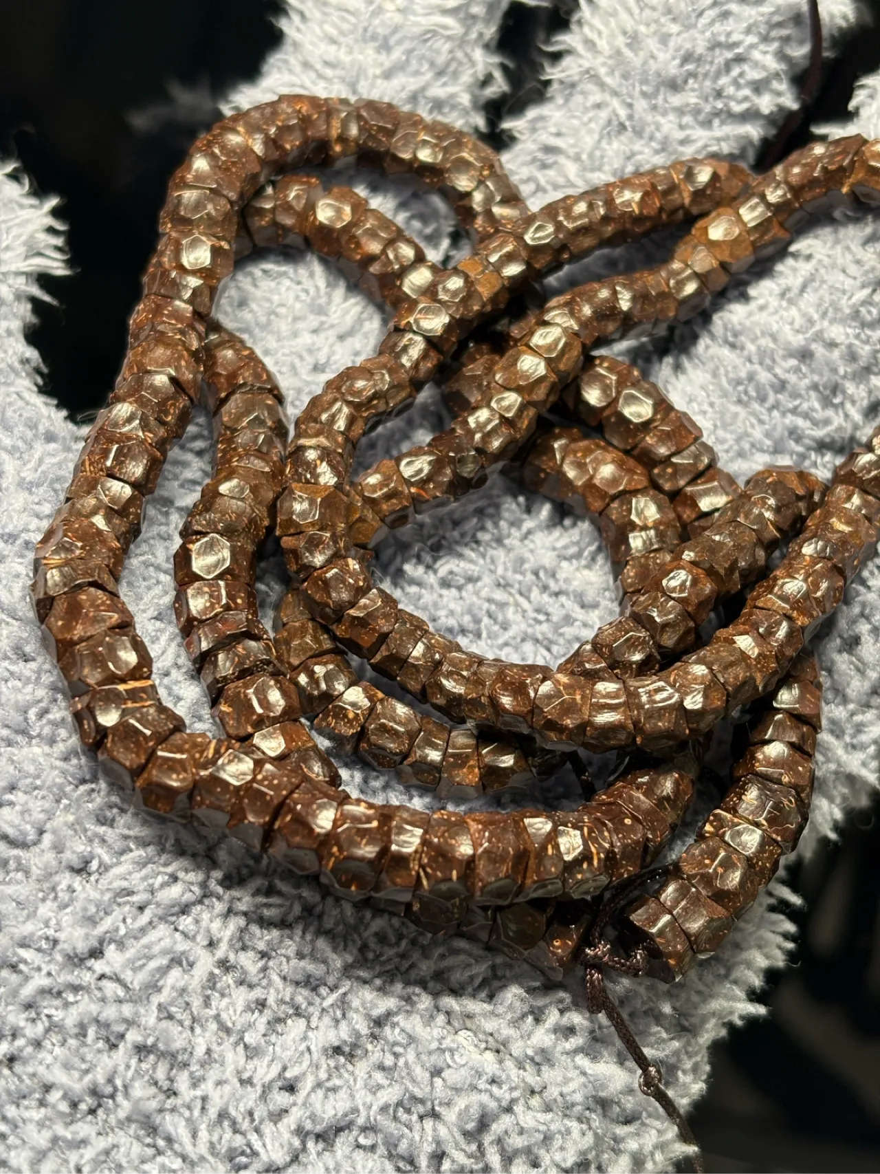 Original Indonesian Coconut Bodhi 108 Beads – Tibetan Style, 7mm