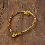 Fortune Jewel Handmade Colorful King Kong Knot Protection Braid String Bracelet