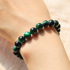 Fortune Jewel Tiger Eye Growth Healing Energy Bracelet