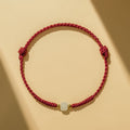 Buddha Stones Handcrafted Jade Lucky Bead Abundance Braided Bracelet
