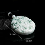 Fortune Jewel Mountain Landscape Jade Abundance String Necklace
