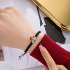 Fortune Jewel God of Wealth Handmade Thread Luck Strength Braid Bracelet