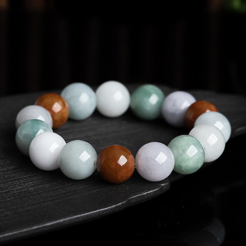 Fortune Jewel Natural Jade Healing Protection Bracelet