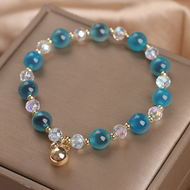 Fortune Jewel Candy Agate Healing Harmony Bead Charm Bracelet