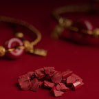 Fortune Jewel Natural Cinnabar Peace Buckle Fu Character Charm Blessing Braided Bracelet