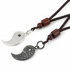 Fortune Jewel 990 Sterling Silver Yin Yang Balance Harmony Necklace Pendant Fortune Jewel