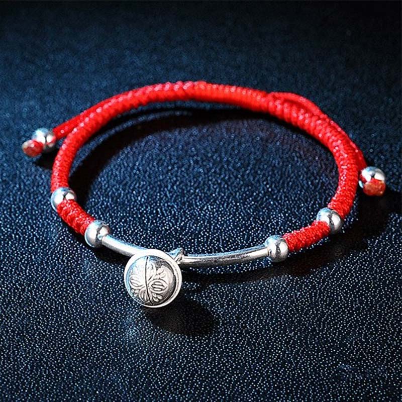 Fortune Jewel FengShui Lucky Red String Bell Bracelet