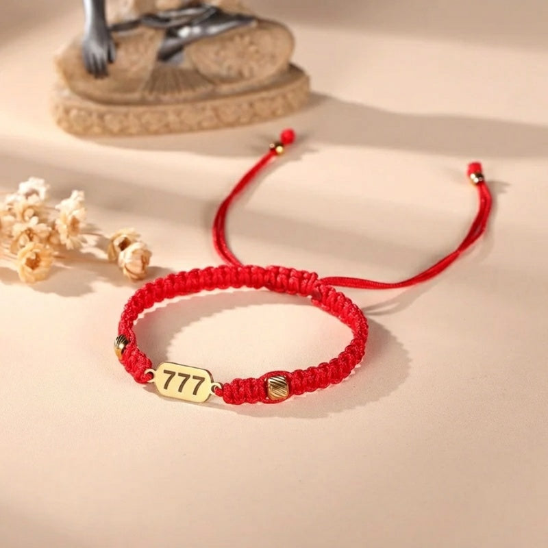 Exclusive: Buddha & Karma 777 Angel Number Luck Bracelet