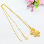 Fortune Jewel Gold Dragon Protection Necklace Pendant Fortune Jewel