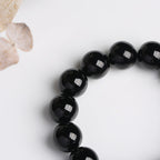 Fortune Jewel Natural Black Onyx Fortune Bracelet