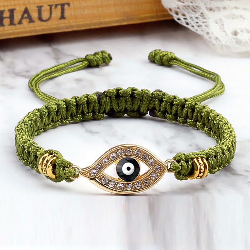 Fortune Jewel Evil Eye Keep Away Evil Spirits String Bracelet