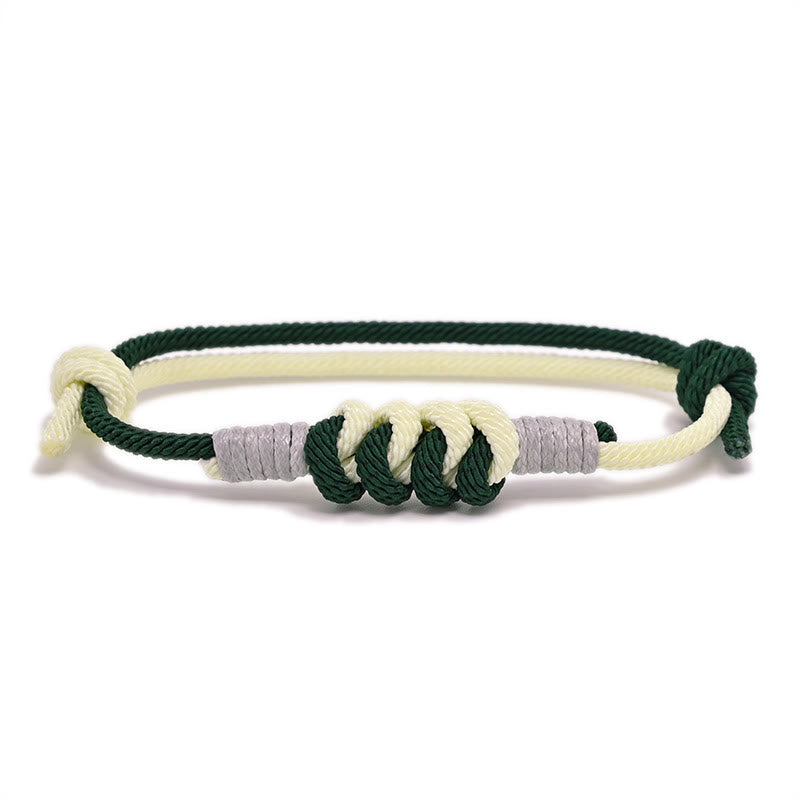 Fortune Jewel Simple Design King Kong Knot Strength Braid String Bracelet