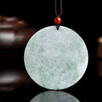 Fortune Jewel Chinese Zodiac Tiger Jade Protection Necklace String Pendant