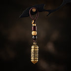 Fortune Jewel Heart Sutra Copper Key Chain