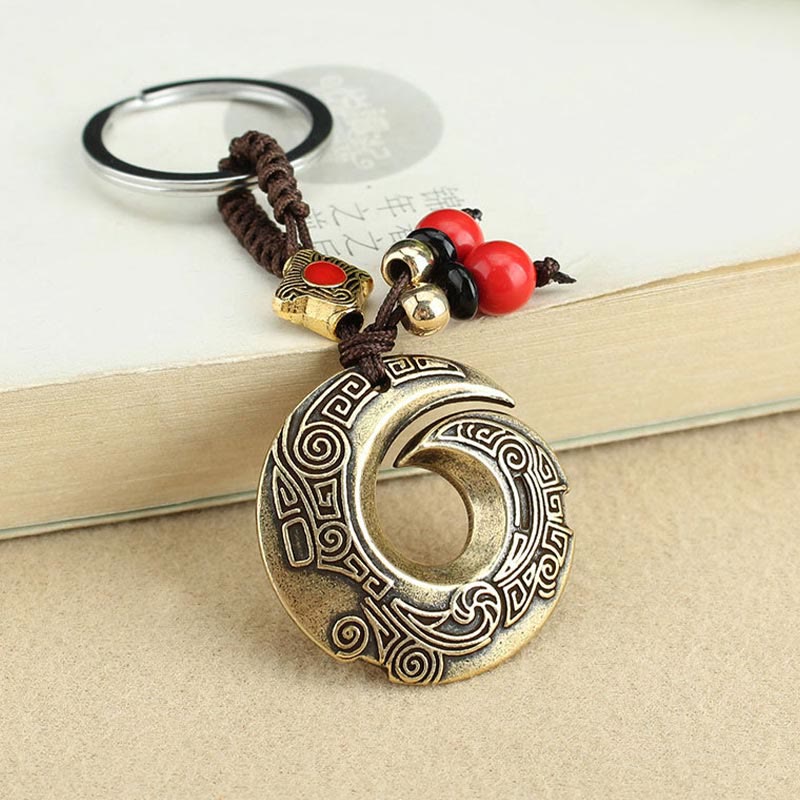 Fortune Jewel Good Luck Fortune Copper Wealth Key Chain