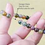Fortune Jewel  India Agate Beads Luck Yoga Bracelet