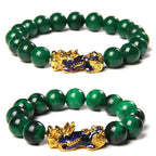 Fortune Jewel Pixiu Jade Abundance Protection Bracelet