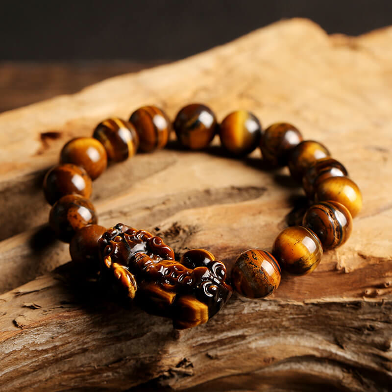 Fortune Jewel Natural Tiger Eye Wealth Bracelet