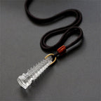 Fortune Jewel Liuli Ancient Pagoda Wisdom Necklace