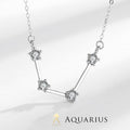 Fortune Jewel 925 Sterling Silver 12 Constellations of the Zodiac Astrology Blessing Necklace Pendant