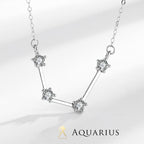 Fortune Jewel 925 Sterling Silver 12 Constellations of the Zodiac Astrology Blessing Necklace Pendant