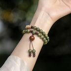 Fortune Jewel Green Sandalwood Positive Peace Bracelet
