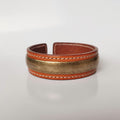 Fortune Jewel 2Pcs Om Mani Padme Hum Dragon Phoenix Copper Leather Peace Cuff Bracelet Bangle