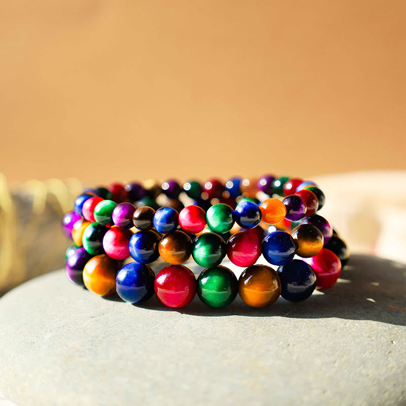 Fortune Jewel Tiger Eye Resolve Courage Bracelet