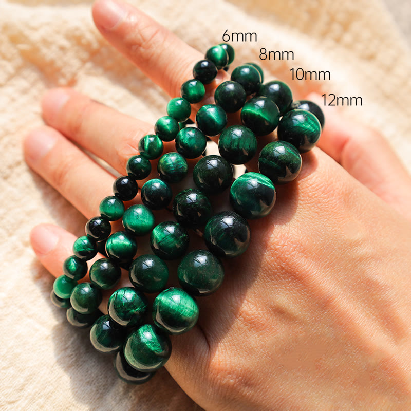Fortune Jewel Tiger Eye Growth Healing Energy Bracelet