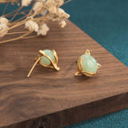 Fortune Jewel FengShui Jade Luck Earrings