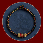 Fortune Jewel Tibet Handmade Chinese Zodiac Natal Buddha Luck Strength Braided String Bracelet