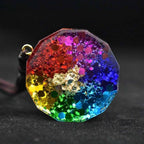 Buddha & Karma Chakra Orgonite Necklace - Balances Orgone Energy & EMF Protection