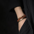 Fortune Jewel Simple Design Copper Wealth Cuff Bracelet
