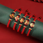 Fortune Jewel Handmade 925 Sterling Silver Year of the Dragon Cute Chinese Zodiac Luck Braided Red Bracelet