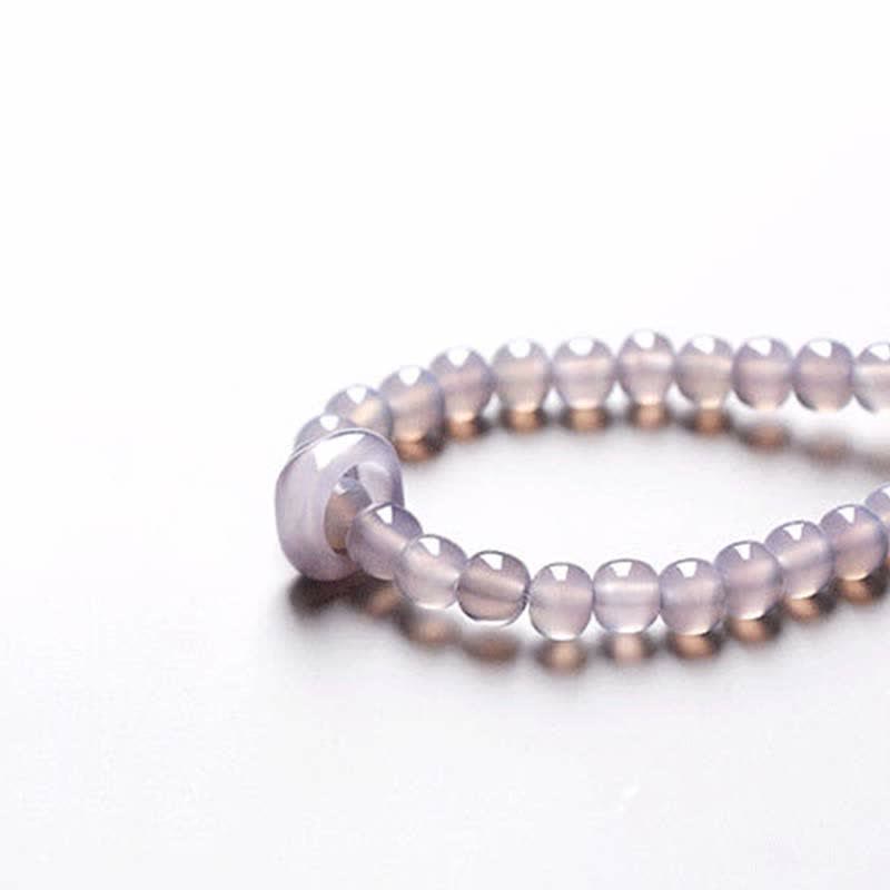 Fortune Jewel Natural Amethyst Crystal Meditation Healing Bracelet