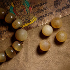 Fortune Jewel Handmade Tibetan Sheep Horn Om Mani Padme Hum Auspiciousness Bracelet