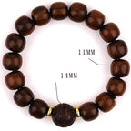 Fortune Jewel Natural Rosewood Compassion Bracelet