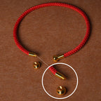 Fortune Jewel Simple Design Handmade Luck Braid String Cuff Bracelet
